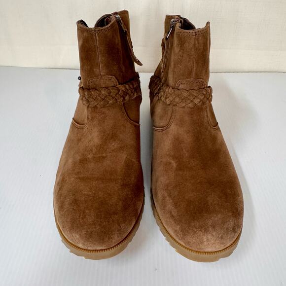 TEVA Delavina Suede Boots Size 7.5‎ Bootie Hippie Boho Festival Fall Slouchy - Picture 4 of 11